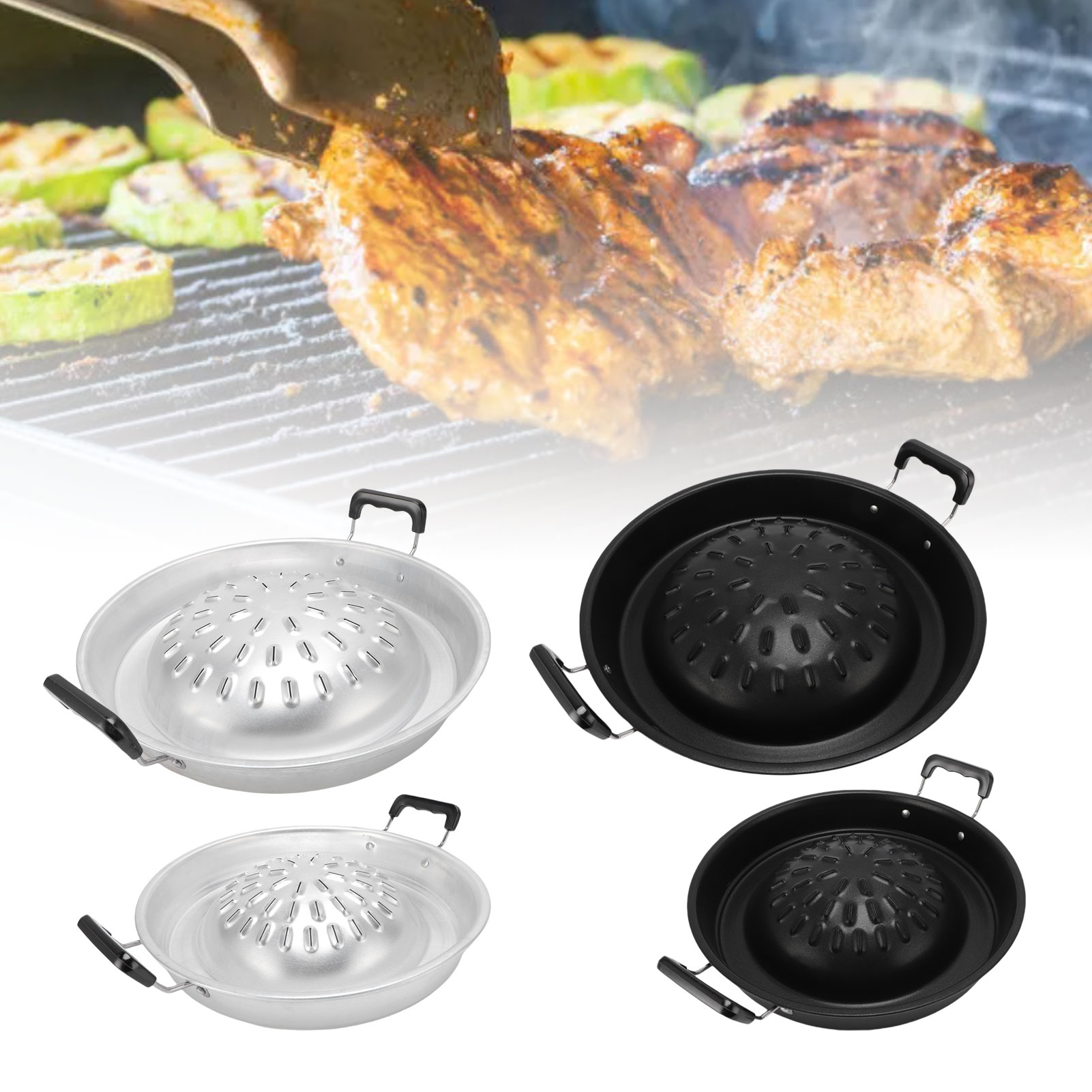Kitchen Baking Tray Organiser - Thaise barbecue grillpan Thaise BBQ-grillpan 2-in-1