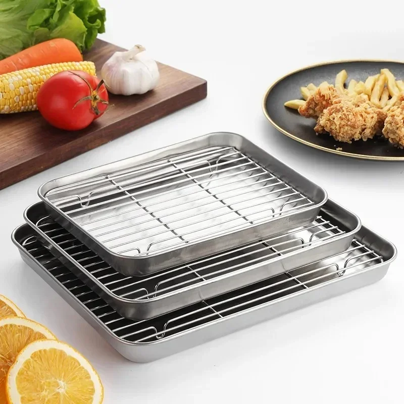 Kitchen Baking Rack - Roestvrijstalen bakvorm met draadrek Taart bakken