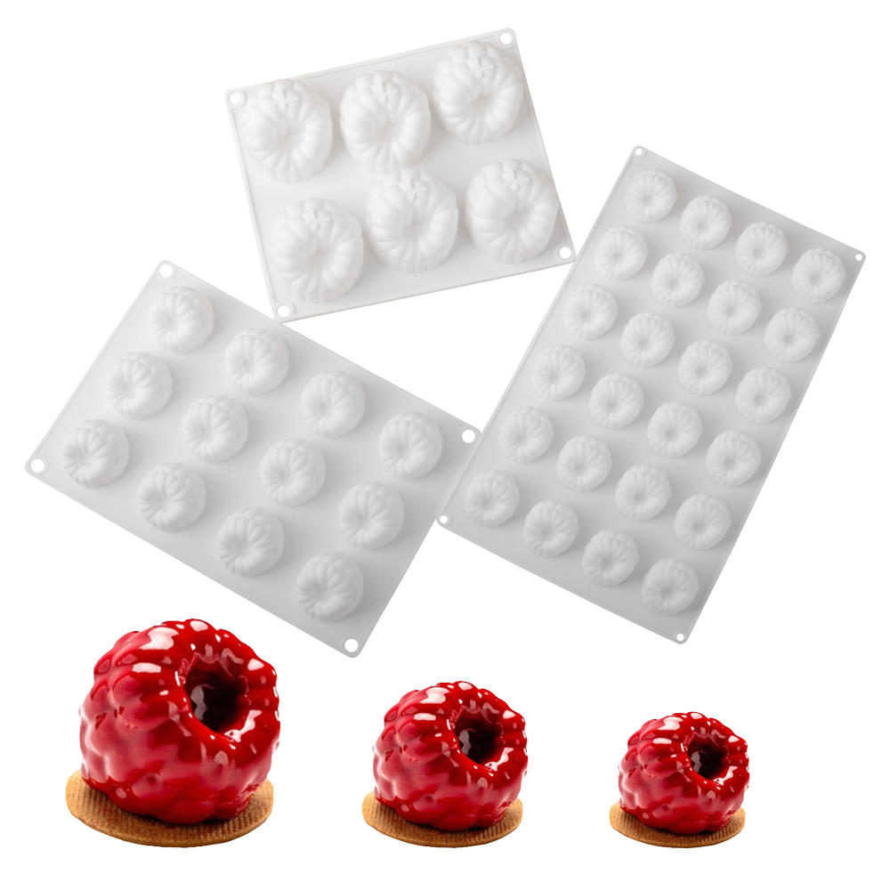 Baking Kitchen Design - 6/12/24-Cell Framboos Ontwerp Food Grade Siliconen