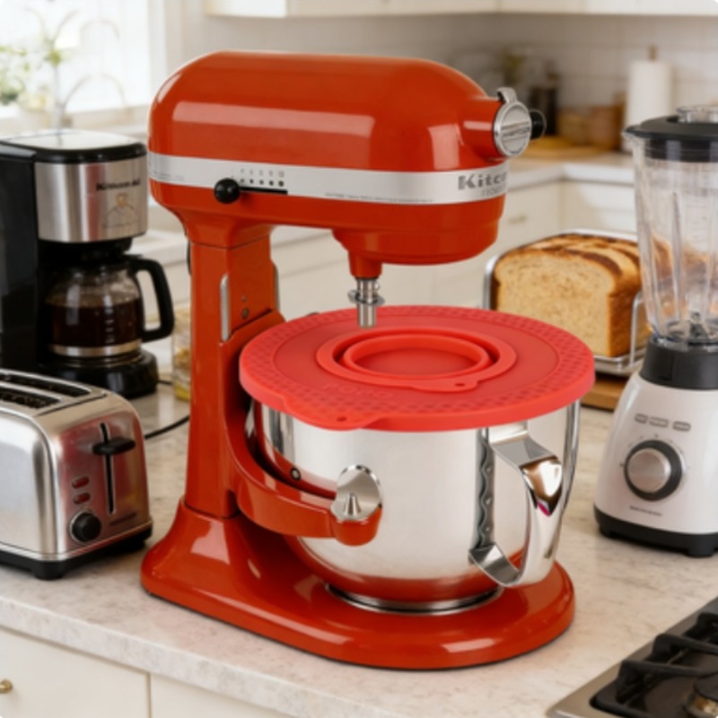 Kitchen Aid Baking Mixer - Siliconen mixerkomdeksel compatibel met KitchenAid 4,5-5