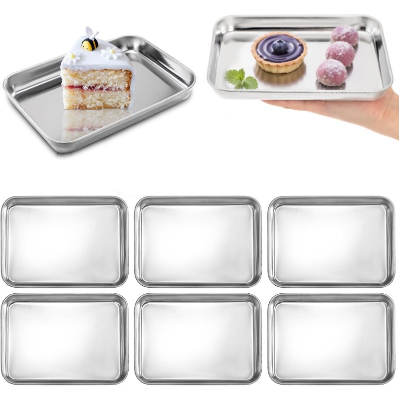 Kitchen Baking Sheet Organizer - Metalen dienblad, draagbare bakplaat, voedselveilig, glad