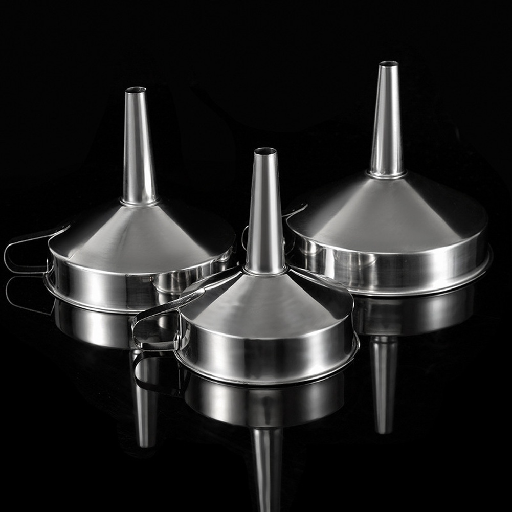 Kitchen Baking Store - 1Pc Roestvrijstalen Kookolietrechter Brede Mond Keukenaccessoires