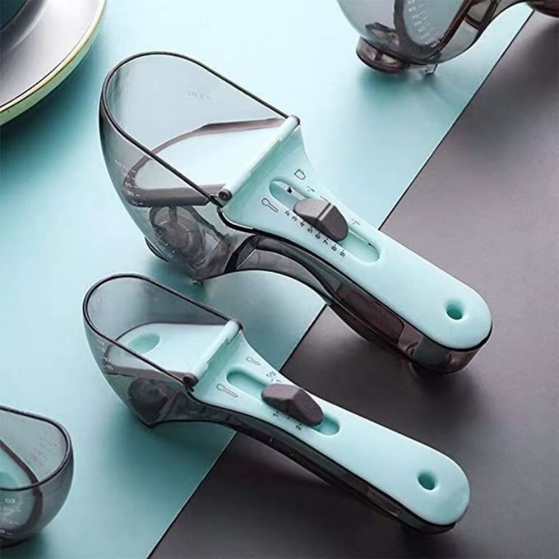 Kitchen Baking Scale - Verstelbare maatlepel Bakken Plastic maatlepel Keukengereedschap
