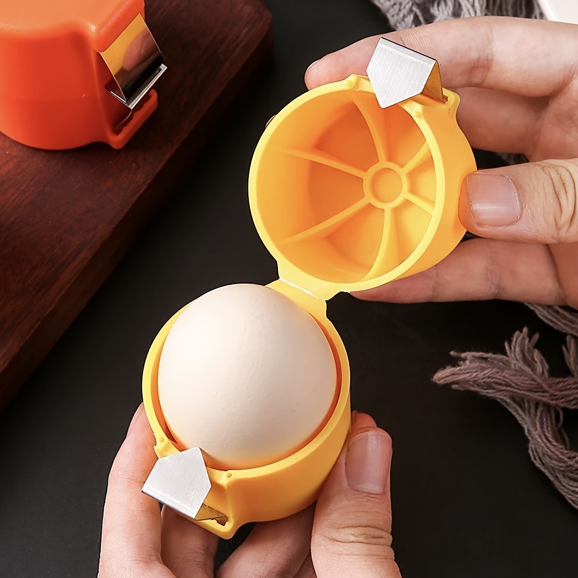 Kitchen Baking Essentials - 3 stuks/1 stuk RVS Eierschaal Scheider