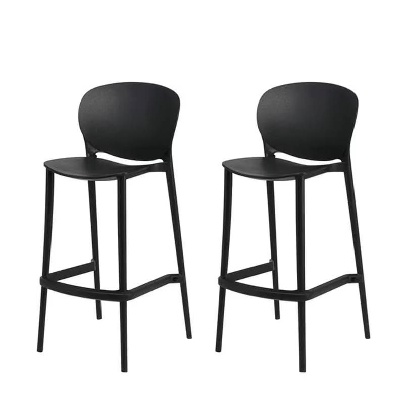 Kitchen Q - 2 Stuks Mini Bar Hoge Eetkamerstoel