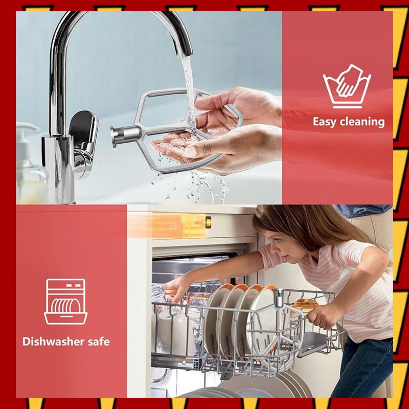 Kitchenaid Baking Bowl - ABNP roestvrijstalen professionele deeghaak en mengkom
