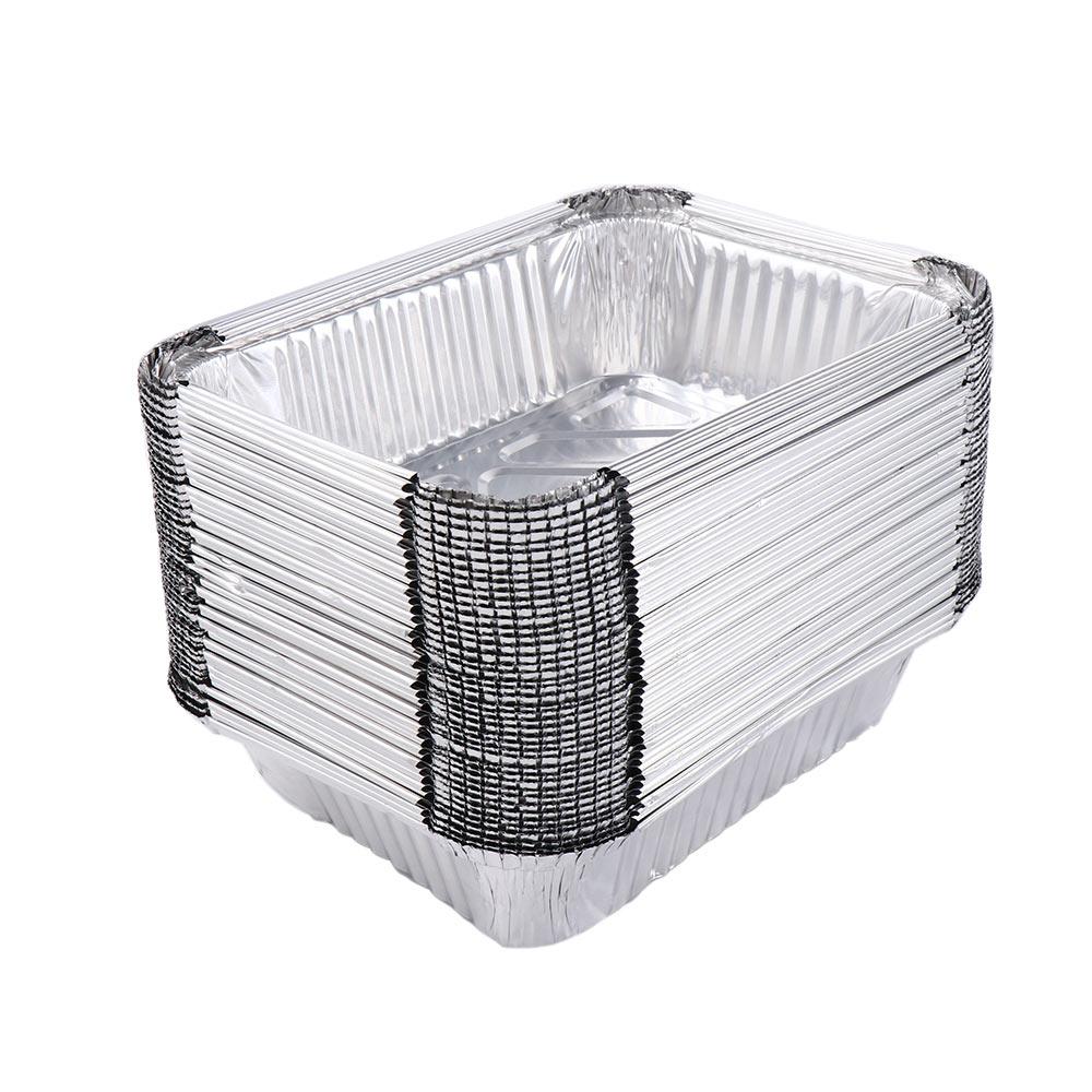 Kitchen Baking Tray Organiser - Wegwerp BBQ-drippannen Aluminiumfolie Vet-drippannen Recyclebare grillvangbak