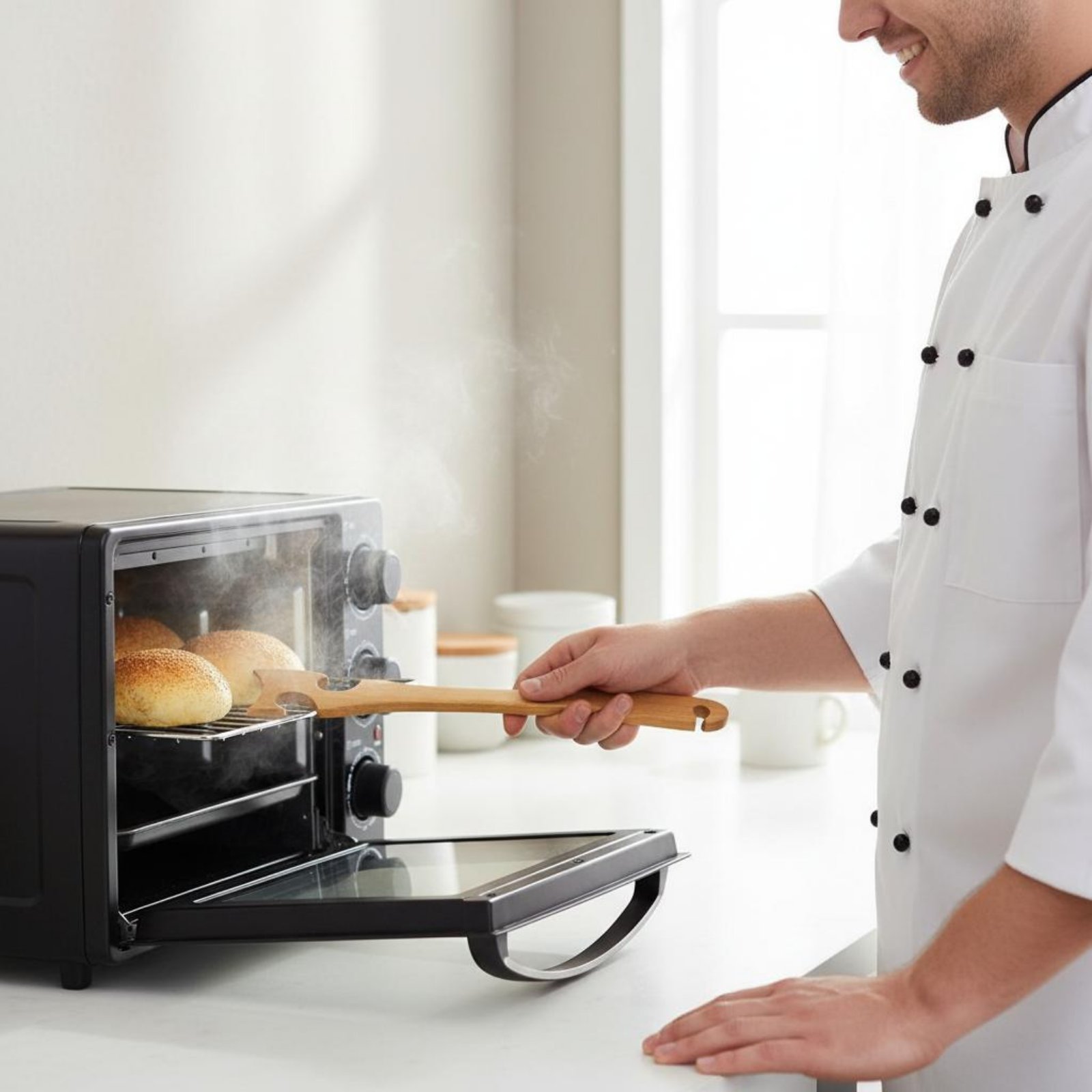 Kitchen Baking Rack - Ovenrek Push-Pull Tool Anti-Verbrandingsbakaccessoire Keukenhulpstuk Lange