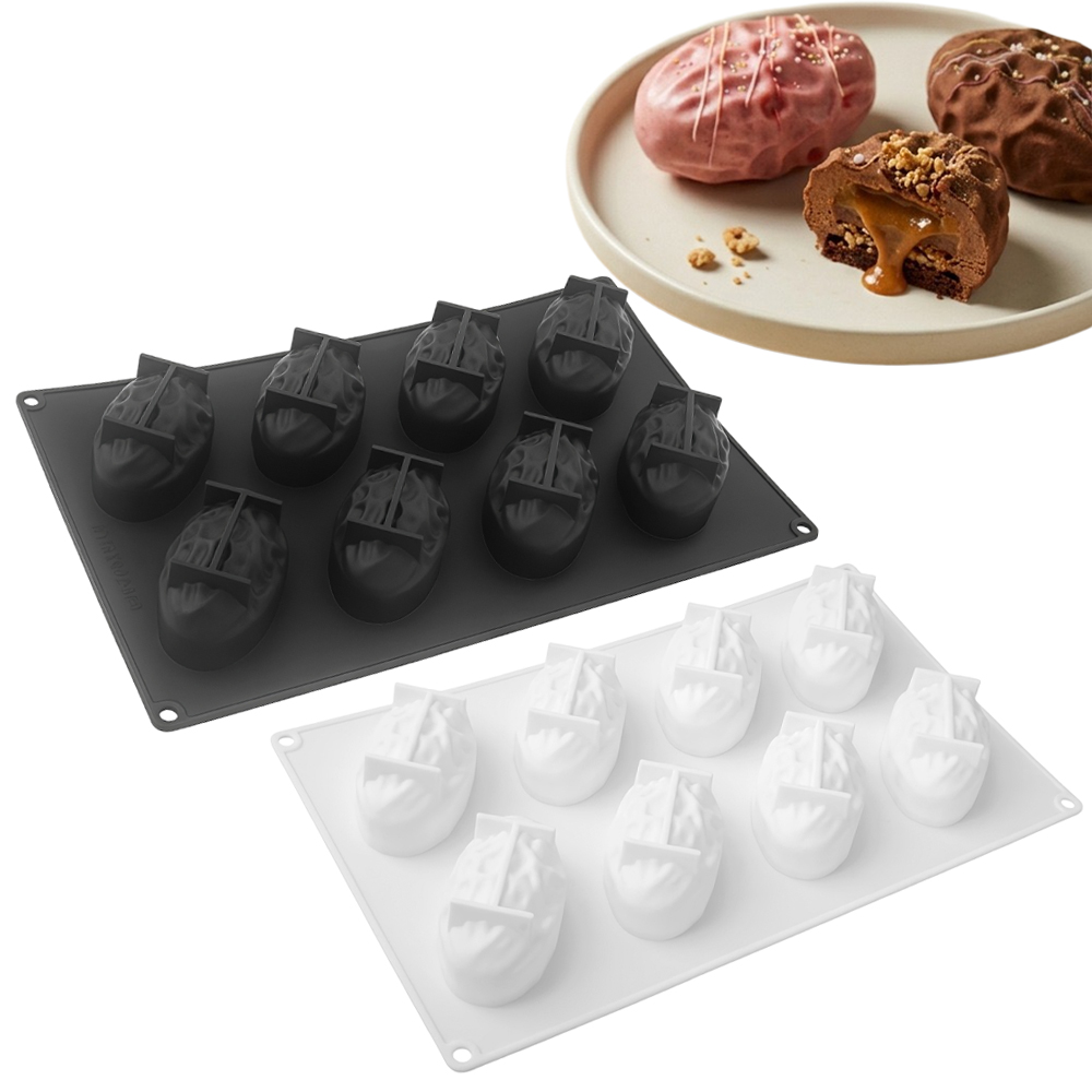 Baking Kitchen Design - 3 of 8-delige dadelpalmvormige siliconen mousse