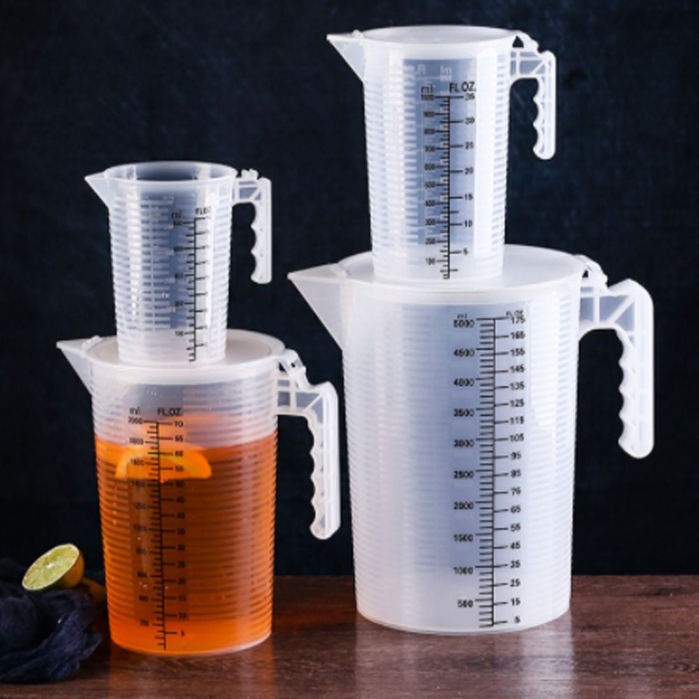 Kitchen Baking Store - 100/250/500/1000Ml Plastic Maatbekers Kannen Vloeibare Container