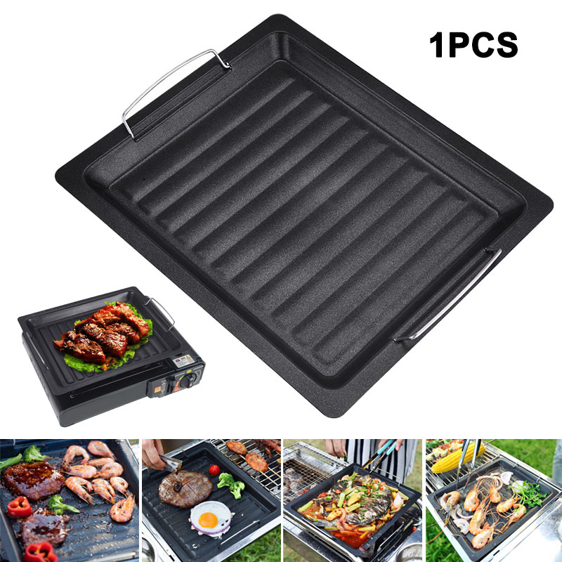 Kitchen Baking Tray Organiser - Buiten dikke vierkante grillpan met twee