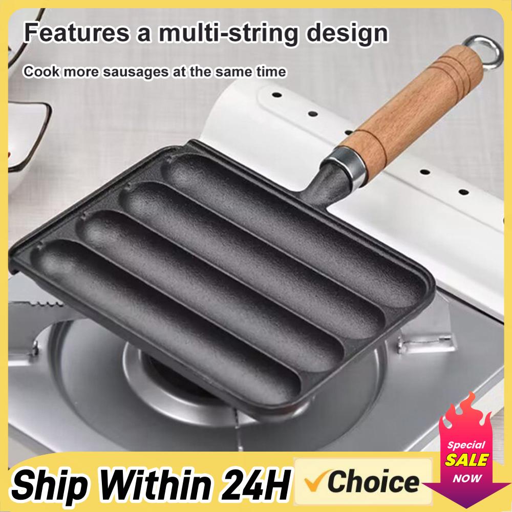 Kitchen Baking Tray Organiser - Gietijzeren, voorgekruide pan, antiaanbaklaag, voorgekruide pan