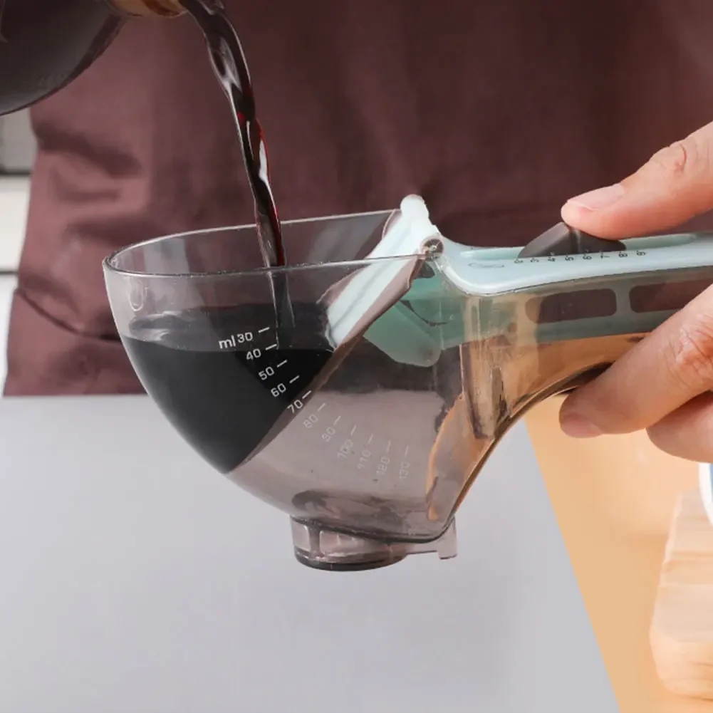 Kitchen Baking Scale - Verstelbare maatlepel met schaal Plastic maatlepel