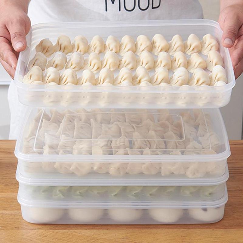 Kitchen Baking Tray Storage - Nieuwe Keukenopbergdoos Koelkast Organizer Transparante Voedselcontainers