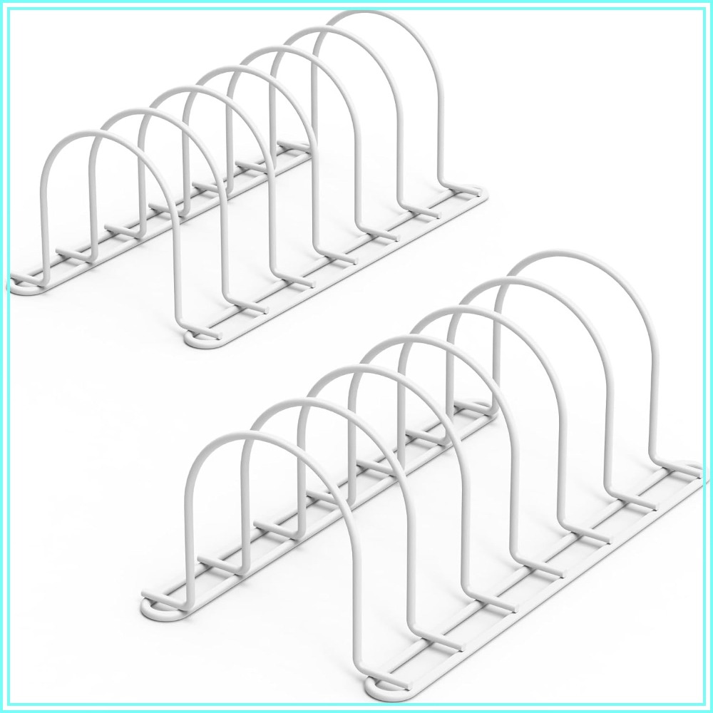 Kitchen Baking Sheet Organizer - Verticale schotelorganizer voor kast, 10,5 inch