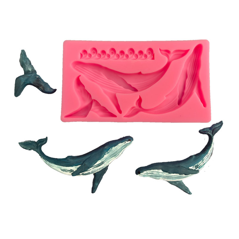 Kitchen Baking Store - Diy walvis siliconen schimmel oceaan serie