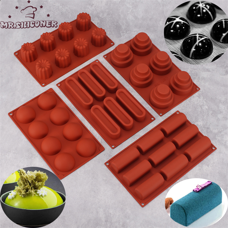 Kitchen Baking Store - 3D Bal Ronde Halve Bol Siliconen