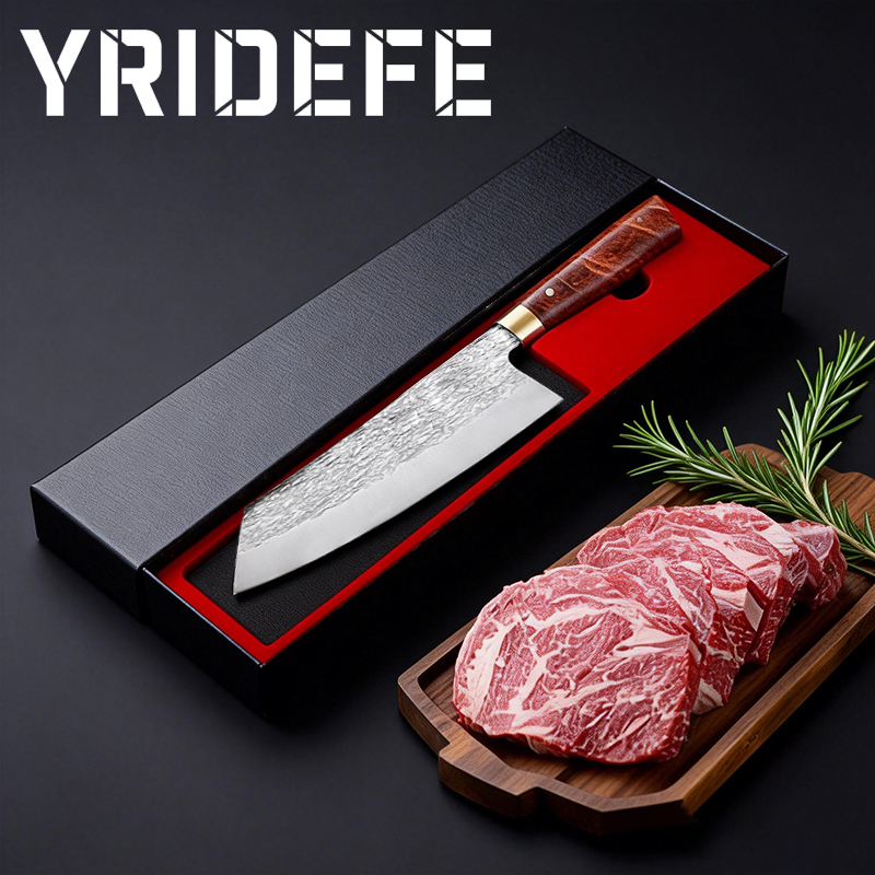Kitchen Q - Keukenmes in Japanse stijl, keukenkookaccessoires, handgesmeed