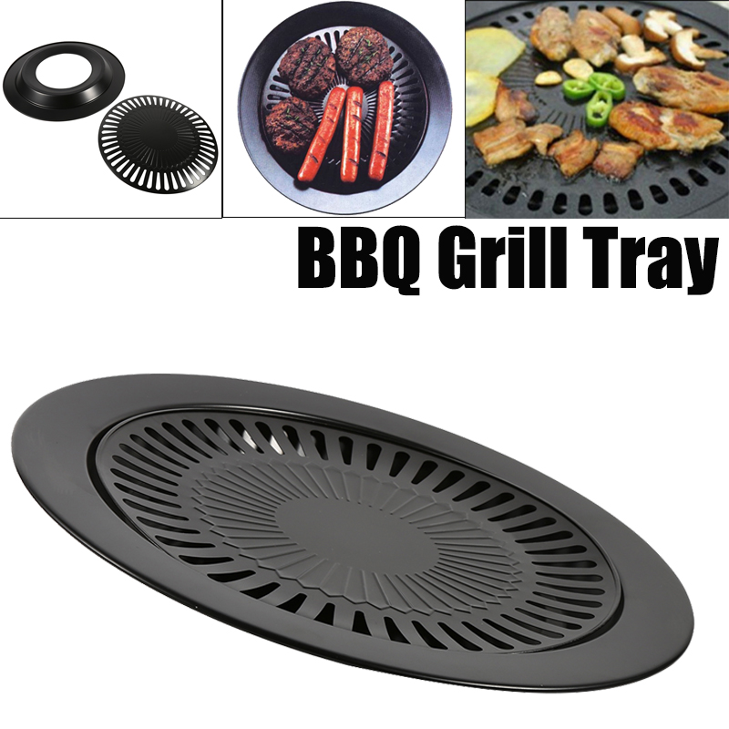 Kitchen Baking Tray Organiser - Rookloze Barbecue Grill Pan Gas Huishoudelijke