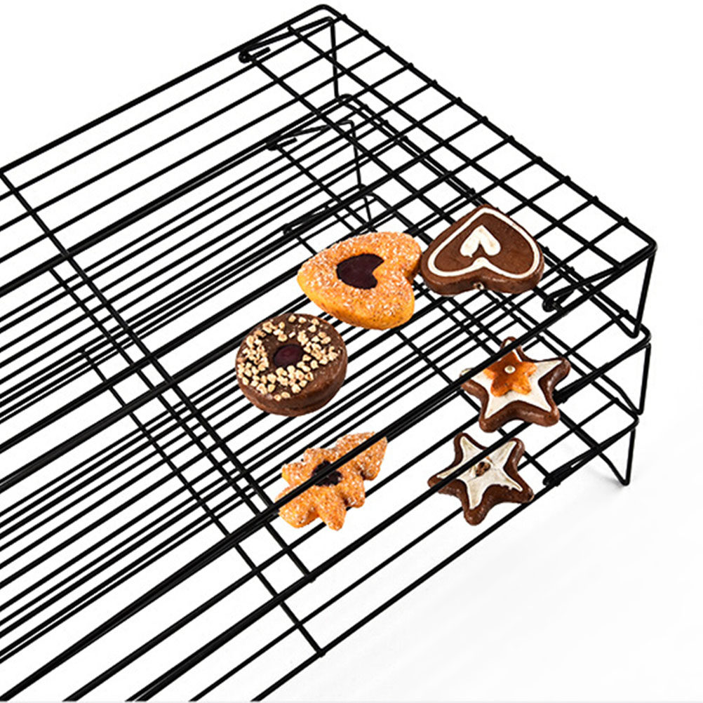 Kitchen Baking Rack - 3-laags koelrekken voor gebak, bakoven, stapelbaar,