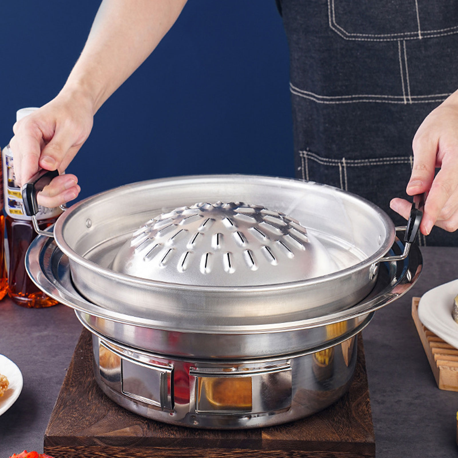Thaise barbecue grillpan Thais - Kitchen Baking Tray Organiser recensie en prijs