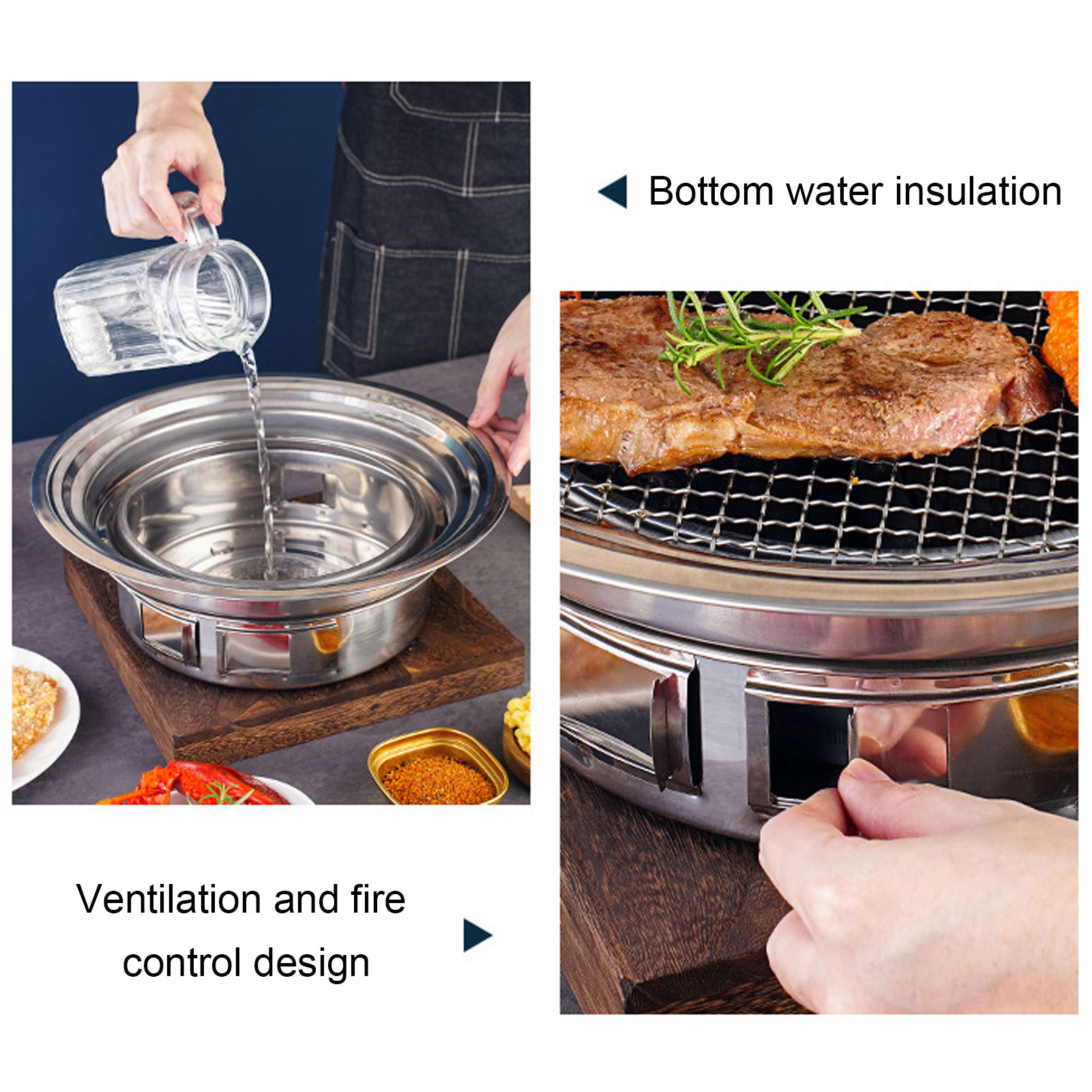 Thaise barbecue grillpan Thais - Kitchen Baking Tray Organiser recensie en prijs
