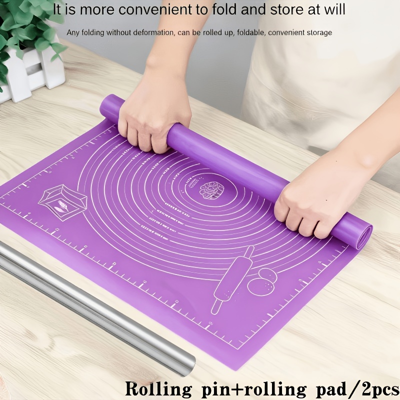 2-delige siliconen deegmat & d - Kitchen Roll Baking recensie en prijs