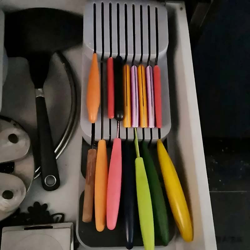 Praktische opbergdoos voor mes - Kitchen Baking Tray Storage recensie en prijs