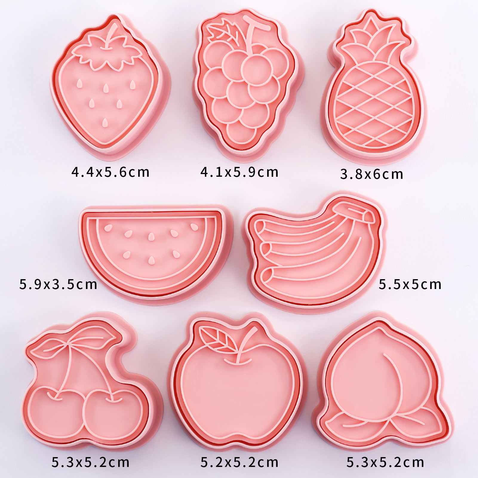 8-delige schattige fruit koekj - Kitchen Baking Cookies recensie en prijs