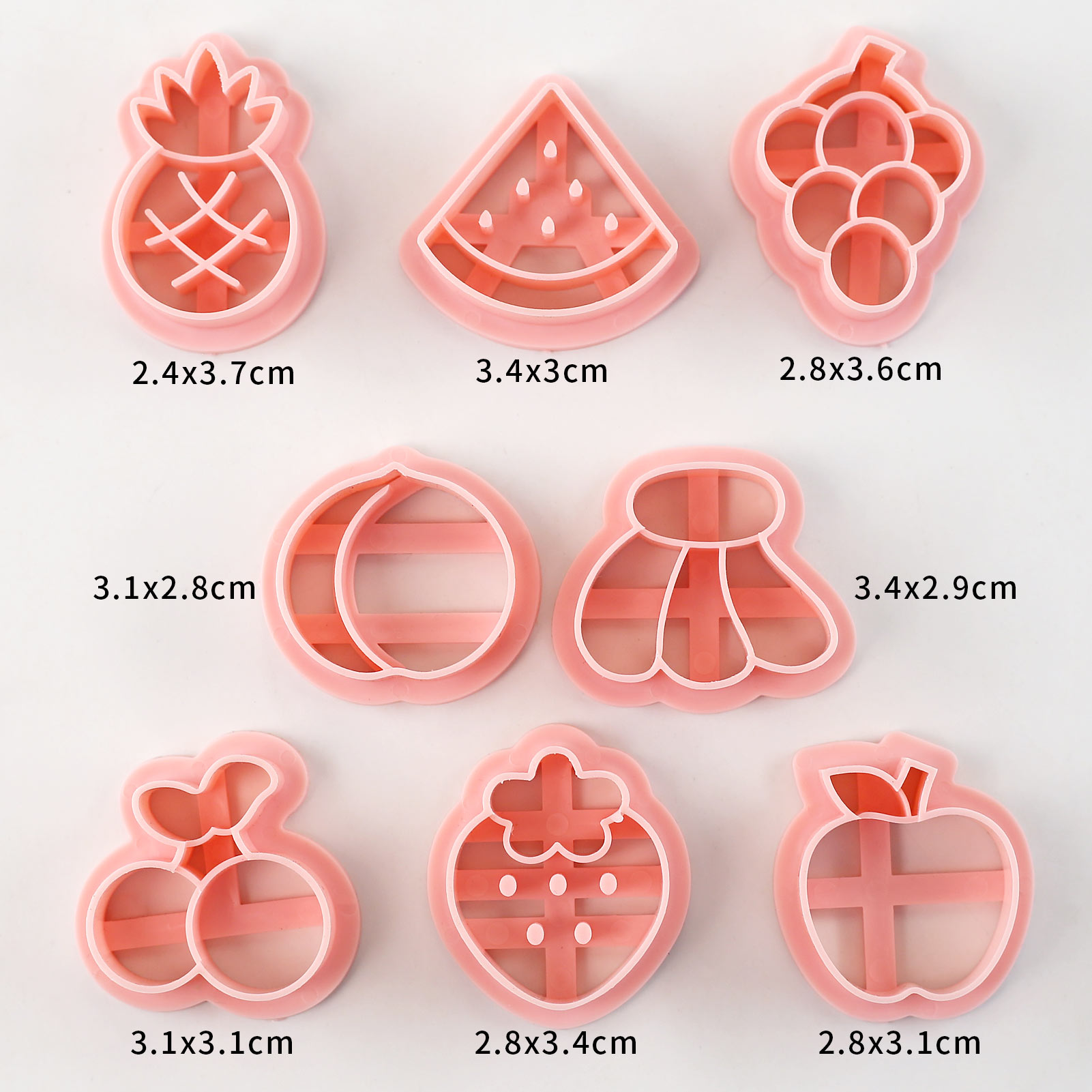 8-delige schattige fruit koekj - Kitchen Baking Cookies recensie en prijs