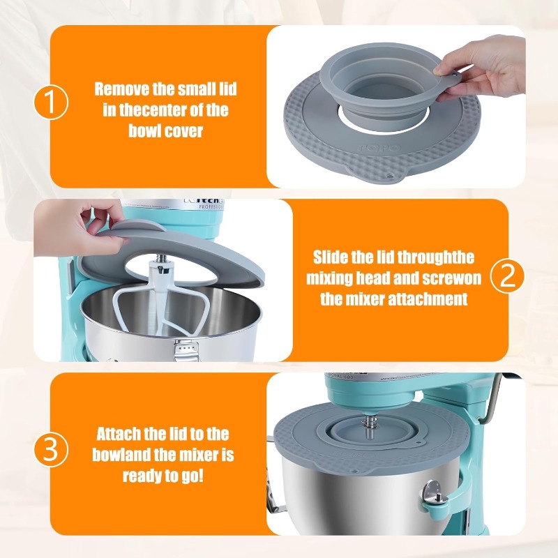 Siliconen mixerkomdeksel compa - Kitchen Aid Baking Mixer recensie en prijs