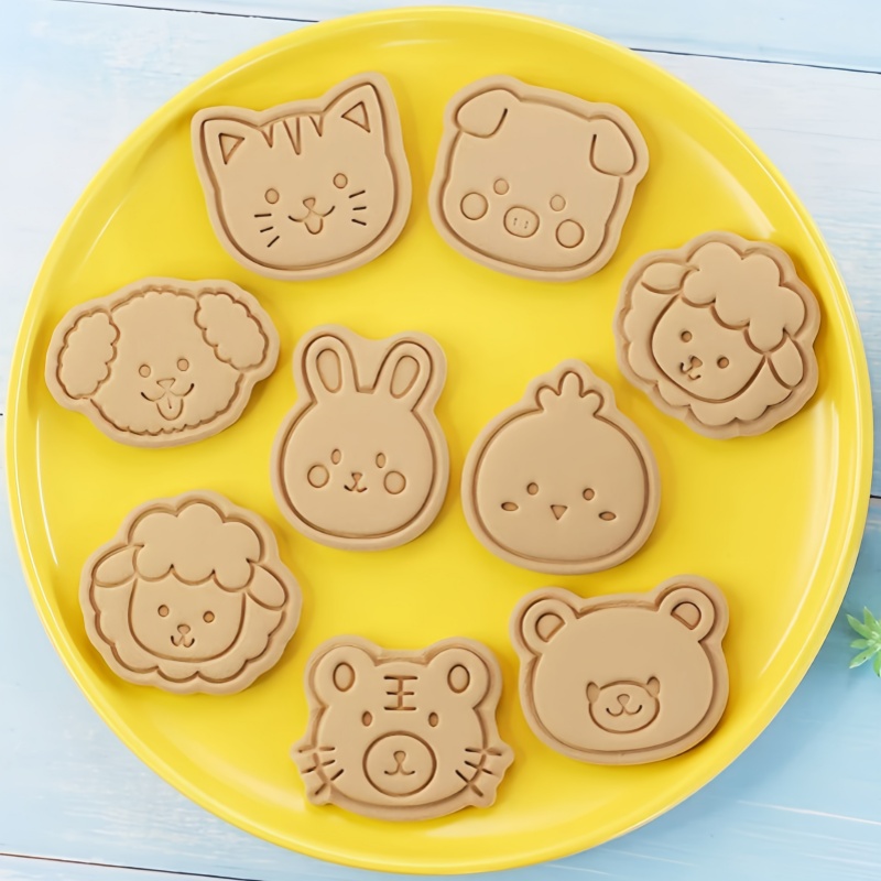 8 stks/set Dier Portret Cookie - Kitchen Baking Cookies recensie en prijs