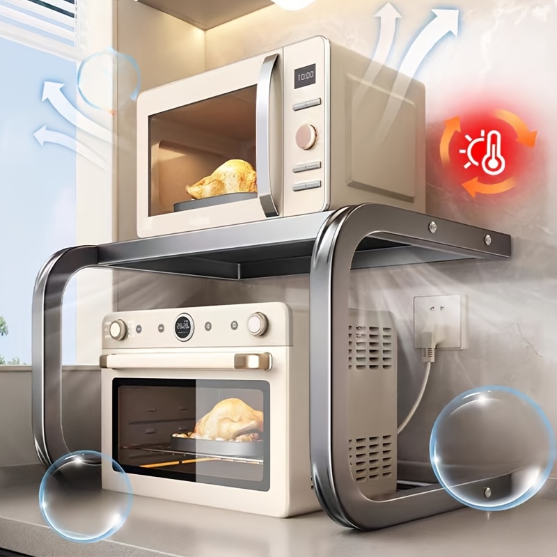 Ruime 2-laags metalen magnetro - Kitchen Baking Rack recensie en prijs