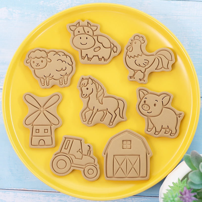 8-delige dieren koekjesvormpje - Kitchen Baking Cookies recensie en prijs