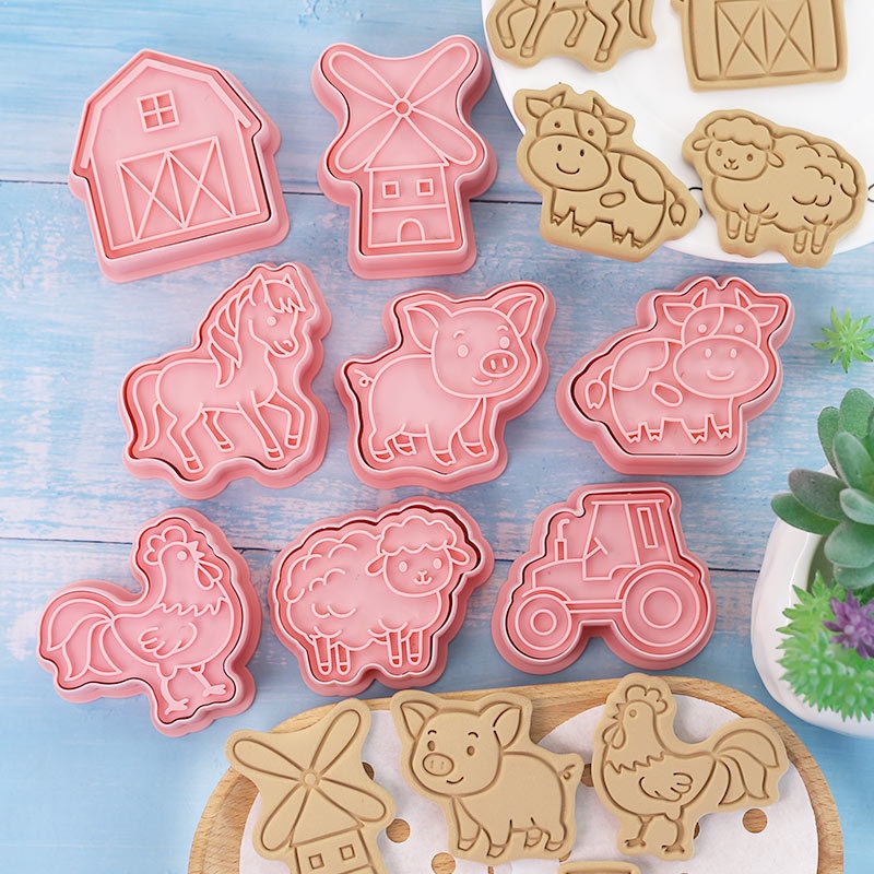 8-delige dieren koekjesvormpje - Kitchen Baking Cookies recensie en prijs