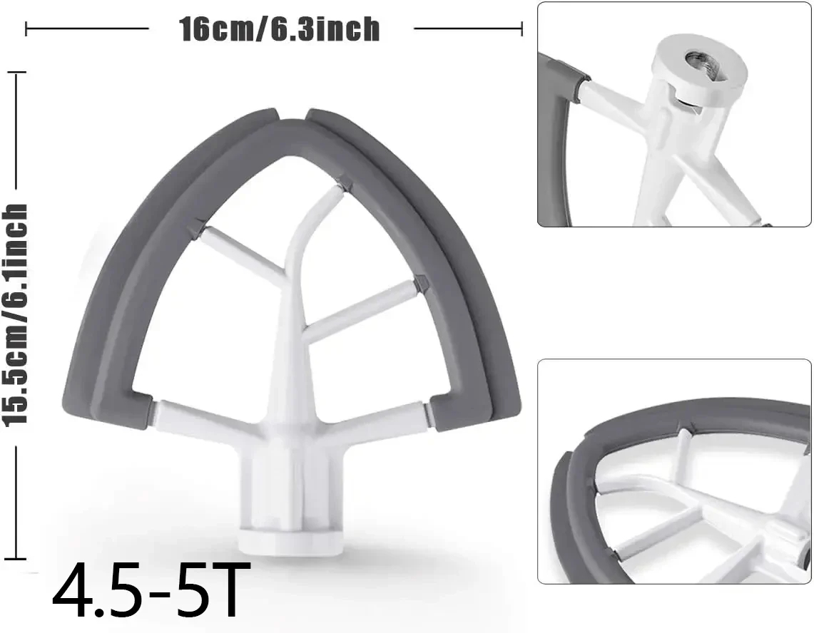4,5-5 inch siliconen accessoir - Kitchen Aid Baking Mixer recensie en prijs