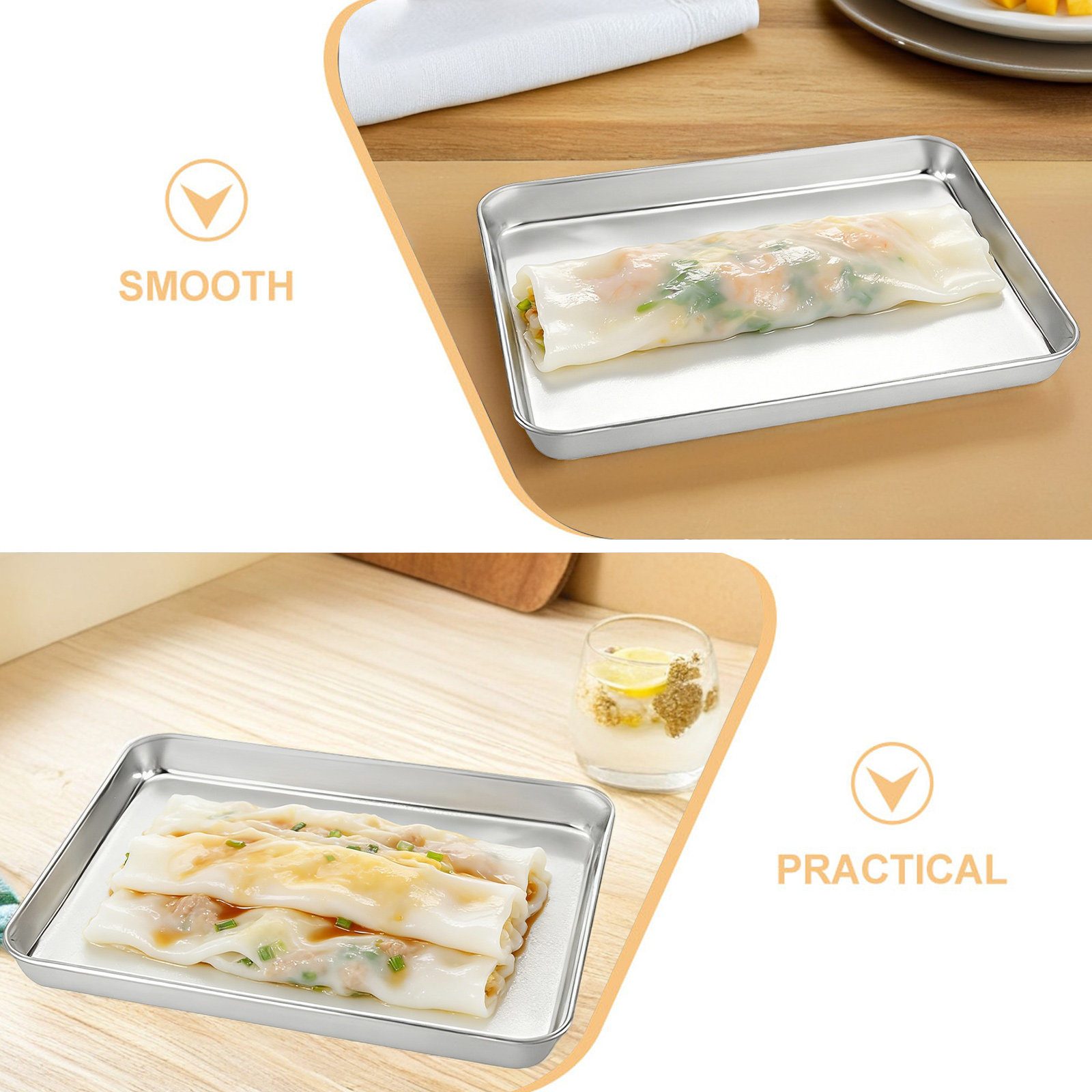 1Set roestvrijstalen rijstnoed - Kitchen Roll Baking recensie en prijs