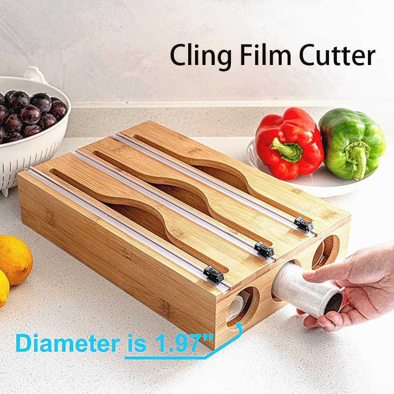 3-in-1 bamboe folie snijdoos,  - Kitchen Baking Tray Storage recensie en prijs