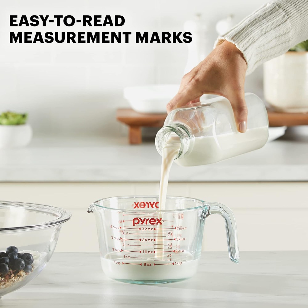 4-delige glazen maatbeker voor - Kitchen Baking Essentials recensie en prijs