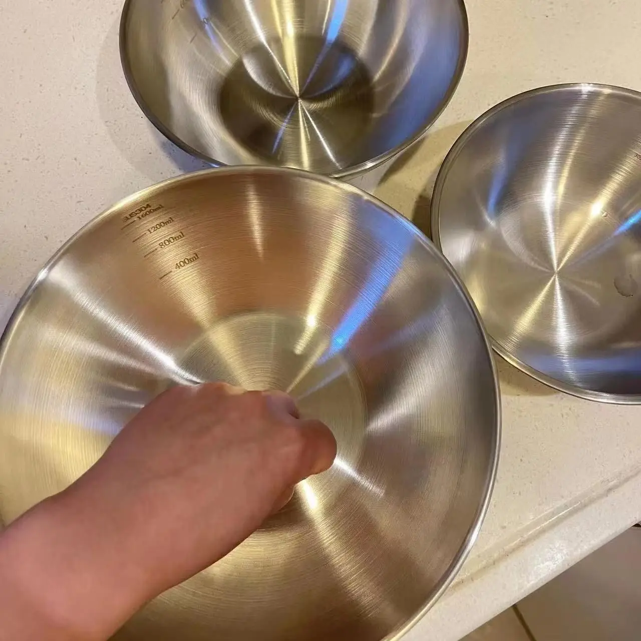 1-3 RVS Kommen Set Met Schaalv - Kitchen Baking Scale recensie en prijs