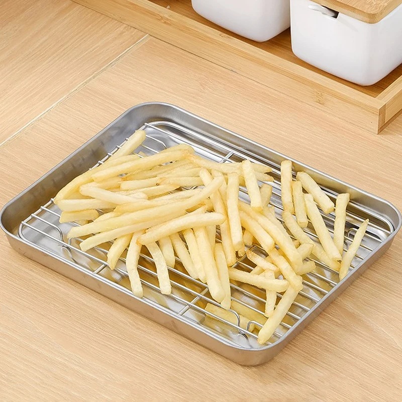 Roestvrijstalen bakplaat met d - Kitchen Baking Rack recensie en prijs