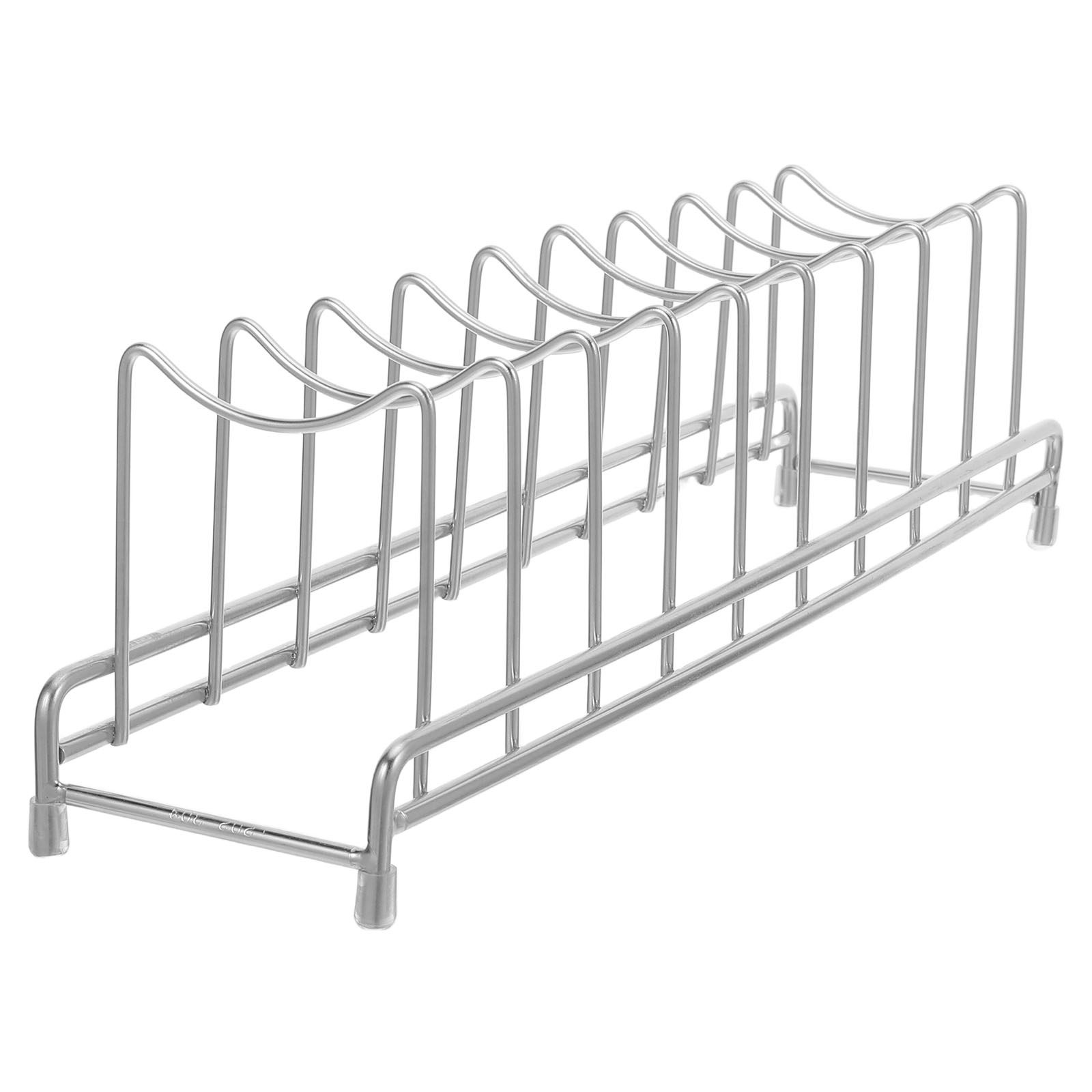 RVS dekselorganizer met 9 vakk - Kitchen Baking Sheet Organizer recensie en prijs