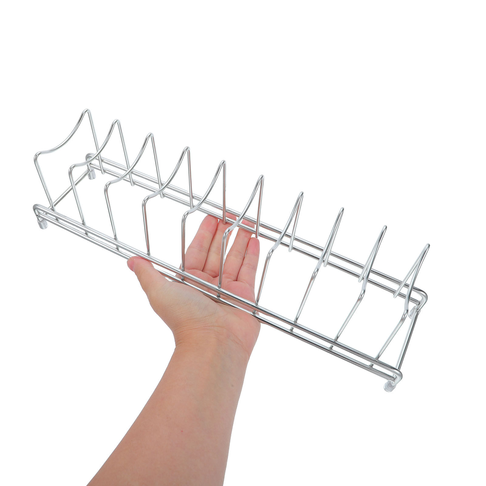 RVS dekselorganizer met 9 vakk - Kitchen Baking Sheet Organizer recensie en prijs
