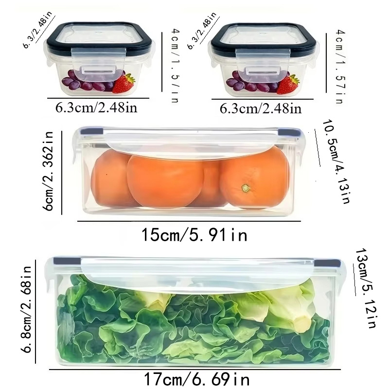 8-delige set inclusief 4 conta - Kitchen Baking Tray Storage recensie en prijs