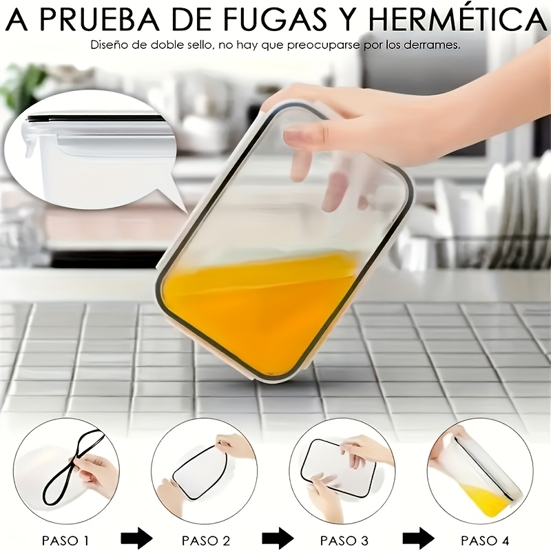 8-delige set inclusief 4 conta - Kitchen Baking Tray Storage recensie en prijs