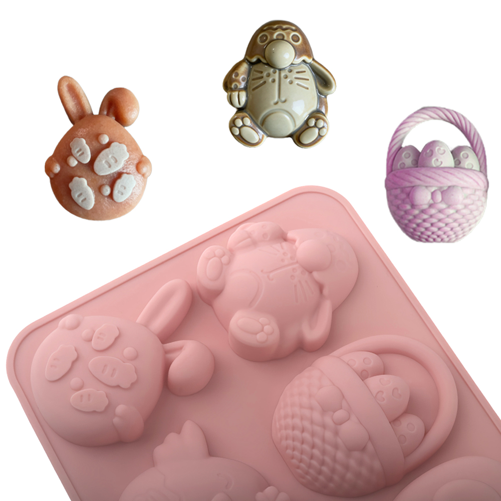 Pasen siliconen cakevorm 6-cel - Baking Kitchen Design recensie en prijs