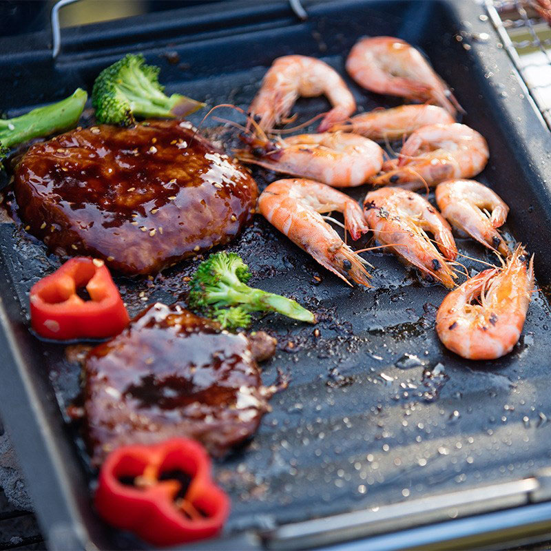 Buiten dikke vierkante grillpa - Kitchen Baking Tray Organiser recensie en prijs