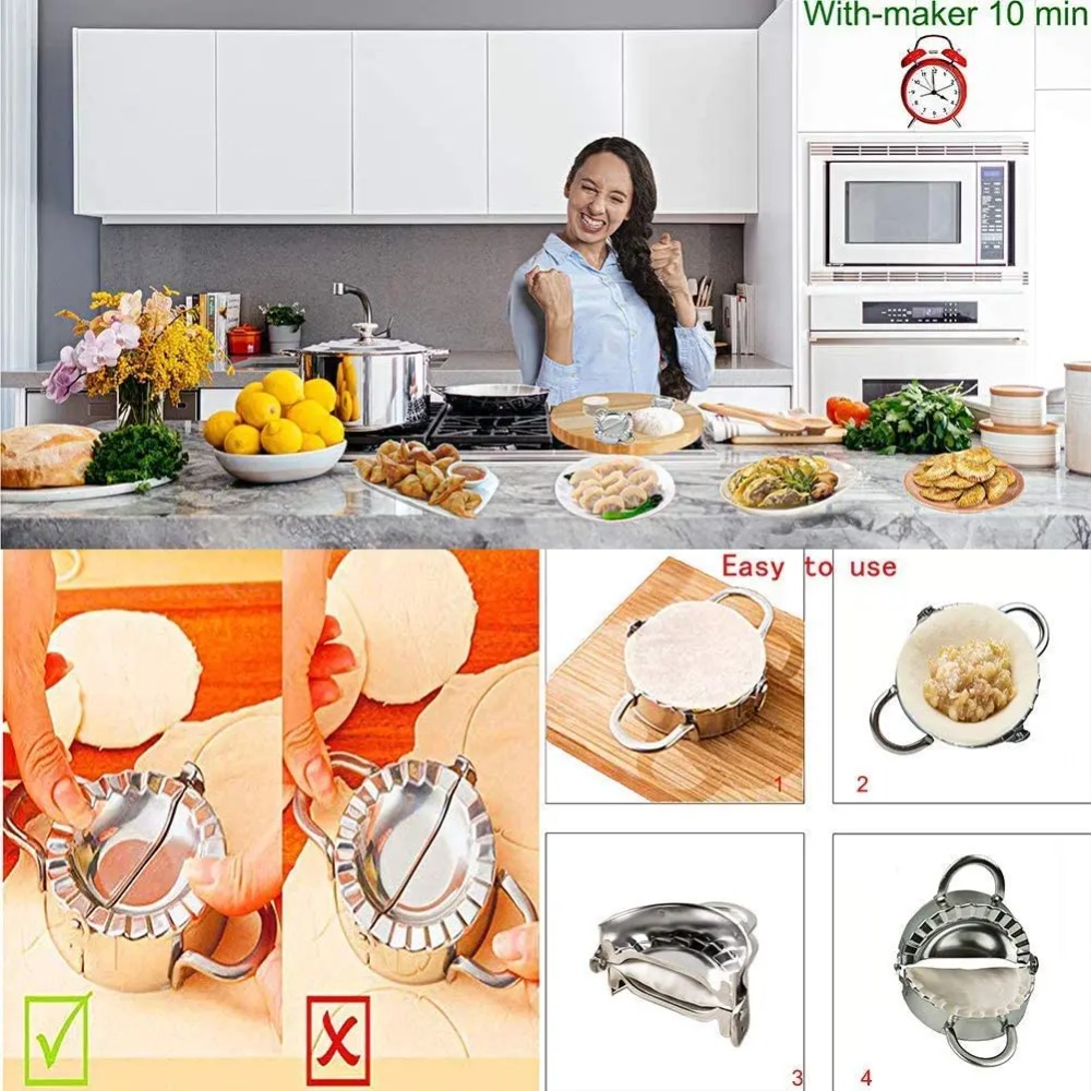 Roestvrijstalen Dumpling Maker - Kitchen Baking Store recensie en prijs