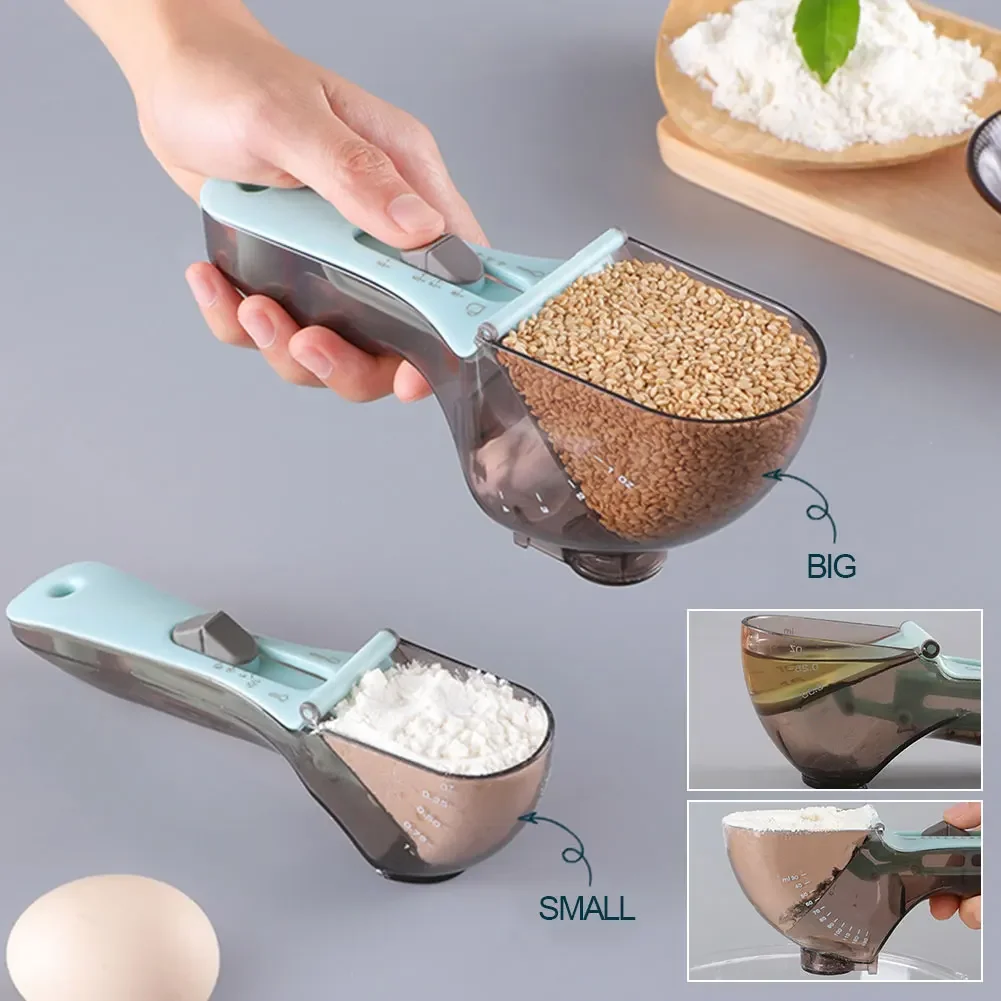 Verstelbare maatlepel met scha - Kitchen Baking Scale recensie en prijs
