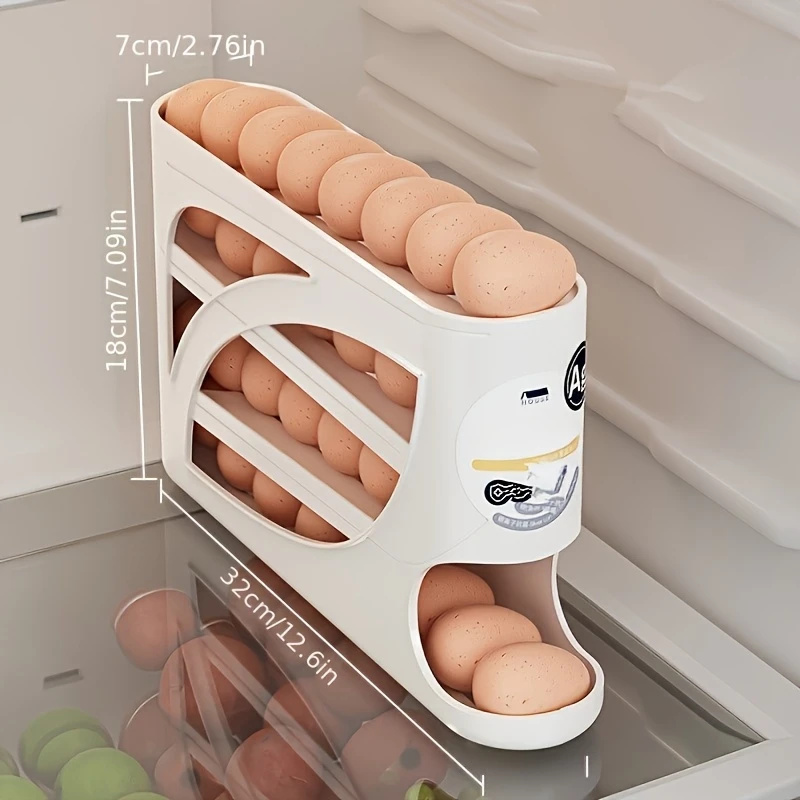 2-4-laags rollende eieropbergc - Kitchen Baking Tray Storage recensie en prijs